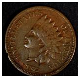 1872 INDIAN HEAD CENT, F/VF