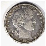 1898-O BARBER HALF DOLLAR, VF+ KEY COIN