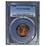 1950 LINCOLN CENT PCGS PR66RED