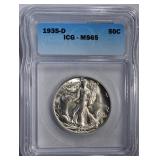 1935-D WALKING LIBERTY HALF DOLLAR