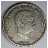 1883 HAWAII QUARTER  XF