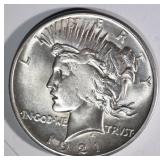 1921 PEACE DOLLAR CHBU