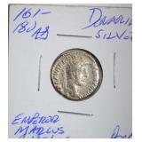 161-180 AD SILVER DENARIUS ROME