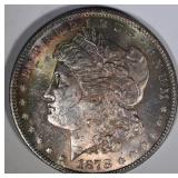 1878 7TF MORGAN DOLLAR CH BU COLOR