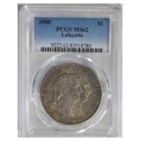 1900 LAFAYETTE DOLLAR PCGS MS62