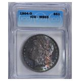 1904-O MORGAN DOLLAR ICG MS65