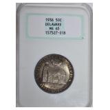 1936 DELAWARE 50c NGC MS65