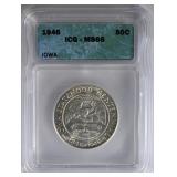 1946 IOWA COMMEM HALF DOLLAR