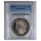 1879-O MORGAN DOLLAR PCGS MS63