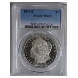 1879-S MORGAN DOLLAR PCGS MS65