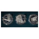 1994 VETERANS PROOF 3pc COIN SET