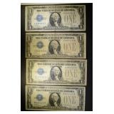 4-1928 SILVER CERTIFICATES  'FUNNY BACK NOTES'