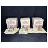 3 David Winter Cameos Poultry, Brooklet, Saddle