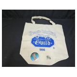 David Winter Tote Bag, Button Pin, & Painted Arch