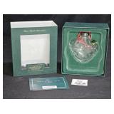 2002 Waterford Marquis Crystal Mini-Heart Ornament