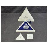 2001 Swarovski Annual Christmas Snowflake Ornament