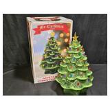 Nostalgic Ceramic  Lighted Christmas Tree