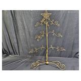 Vintage Brass table Top Christmas Tree