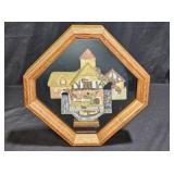 David Winter Pershore Mill Framed Wood Shadow Box