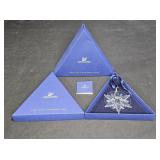 2006 Swarovski Annual Christmas Snowflake Ornament