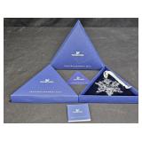 2010 Swarovski Annual Christmas Snowflake Ornament