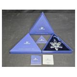 2008 Swarovski Annual Christmas Snowflake Ornament