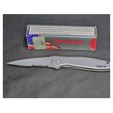 Kershaw Leek #1660ST Fold Assist Combo Knife