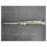 Frank B Stiletto Auto Spear Point Knife