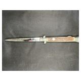 Falcon Famous Blades Stag Handle Stiletto - Italy