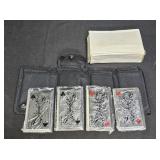 New AZAN 4-pc Jokers Throwing Cards with Pouch