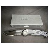 Boker Magnum Combo Tanto Folding Auto Knife