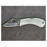 Rare Syderso CO9S Copilot Folding Serrated Knife