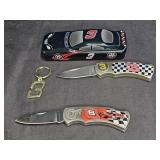 2 Nascar Themed Pocket Knives: #3 & #8