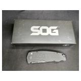 SOG Tac OPS Black Tini Automatic Folding Knife