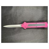 Pink AKC F-16D/A Dagger OTF Automatic Knife