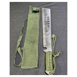 Eagle Long Knife with Rope Wrapped Handle