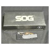 SOG Ultra C TI Folding Pocket Knife
