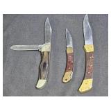 3 Vintage Pocket Knives