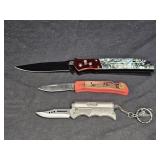 3 Folding Pocket Knives