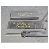 Piranha Rated X OTF Auto Knife Black 3.5"