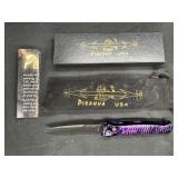 Plum Piranha Mini Guard Tactical Folding Combo