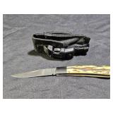 Custom Tim Britton Satg Handle Folding Knife