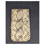 Real Snake Skin Belt Sheath