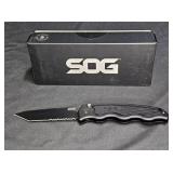SOG ST-04 Auto SOGTAC Tini Black Tanto Knife