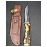 Schrade153UH Golden Spike Fixed Blade Knife