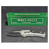 Protech Runt J4 440013T Carbone Fiber Handle