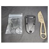 Esee Knives Izula Rowen Tan Fixed Blade Knife