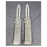 2 Dalton Cupid Clones OTF Switchblade Knife