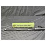 17" Silver Steel Spring Billy Club Throw Action