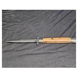 Frank Beletrame Stiletto Knife Wood Handle